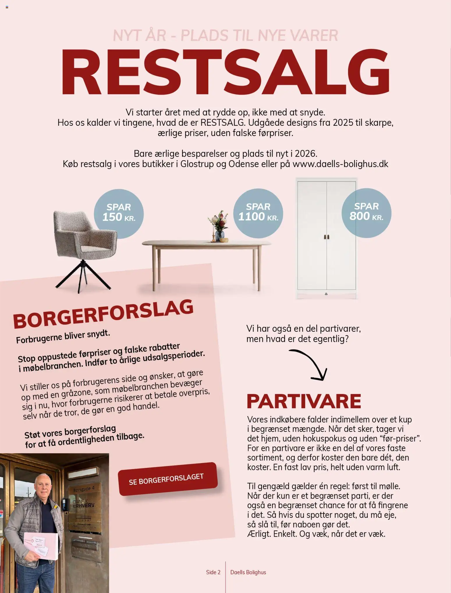 Daells Bolighus tilbudsavis – gyldig fra 26.12.2025 | Side: 2 | Produkter: Søm