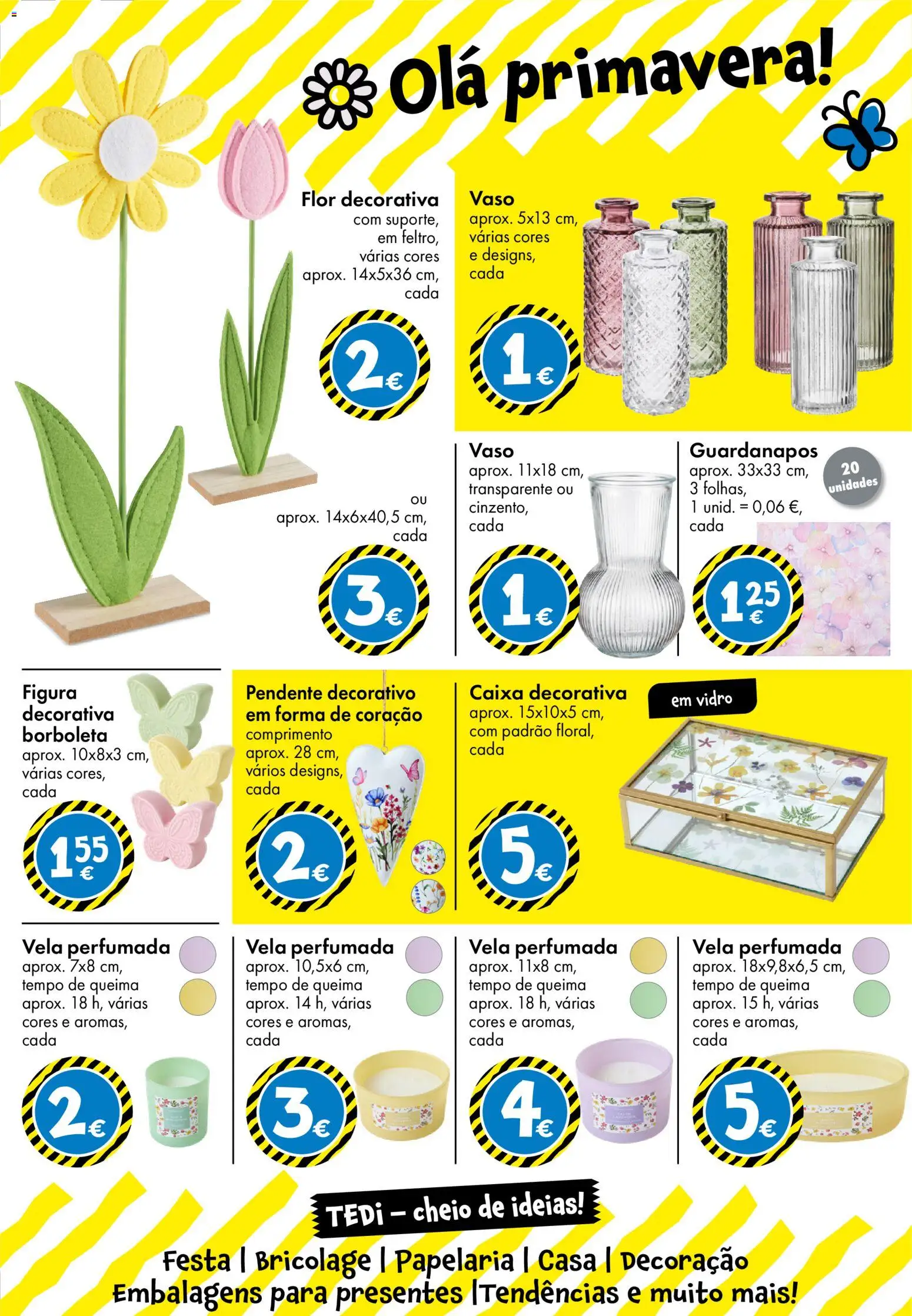 TEDi folheto │ válido de 06.03.2026 | Página: 25 | Produtos: Guardanapos, Caixa, Vaso