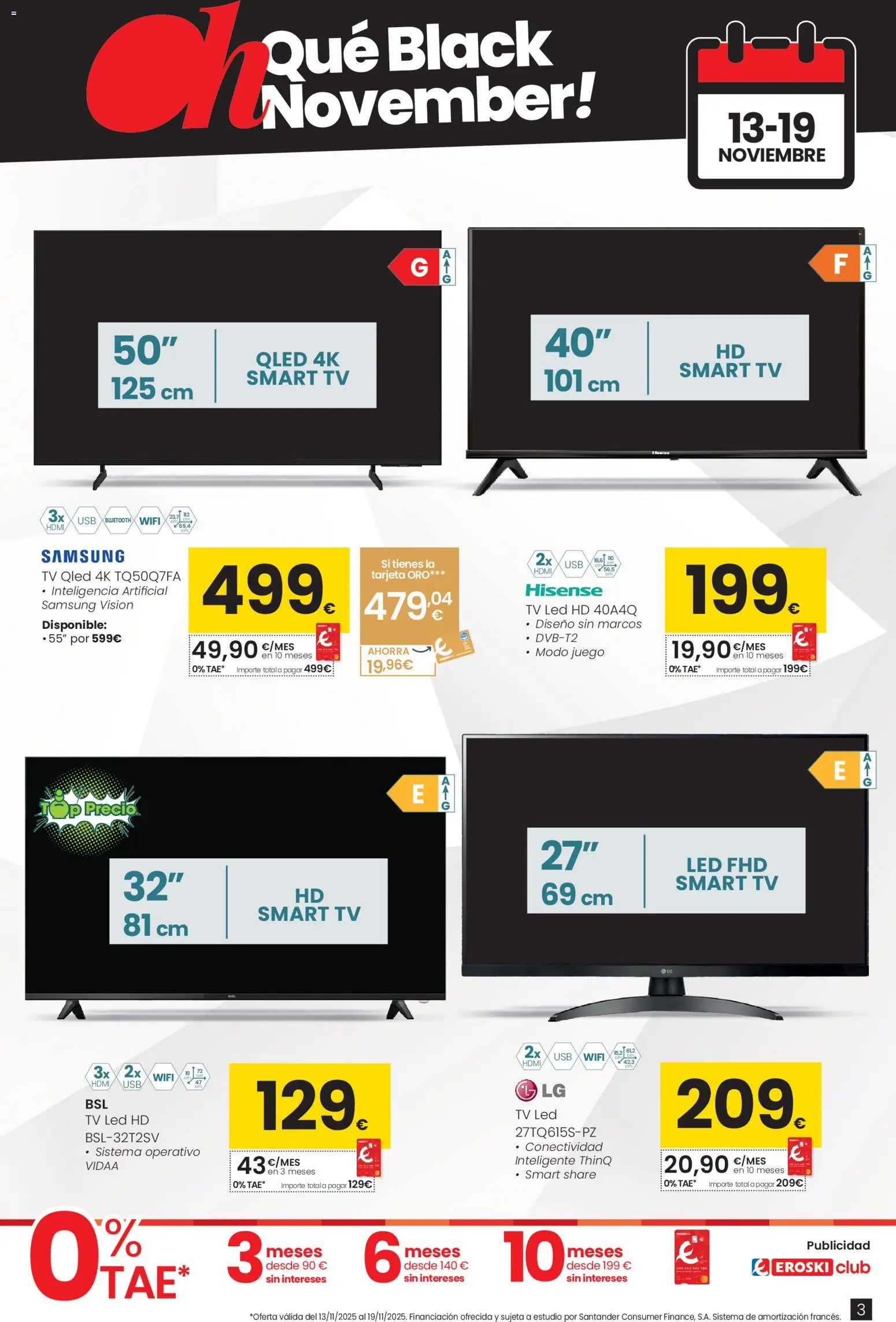 Eroski - Black Friday │ válido desde el 13.11.2025 | Página: 3 | Productos: USB