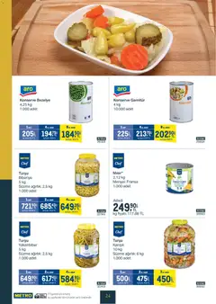 04.03.2026 tarihinden itibaren geçerli olan Metro kataloğu önizlemesi | Sayfa: 24 | Ürünler: Biber, Bezelye, Acı biber, Ağırlık