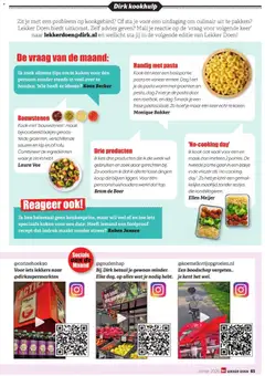 Dirk - Lekker Doen winter 2026 - Voorbeeld van een folder van Dirk, geldig van 07.01.2026 | Pagina: 65 | Producten: Pasta, Vriezer, Groenten, Citrompótló tabletta