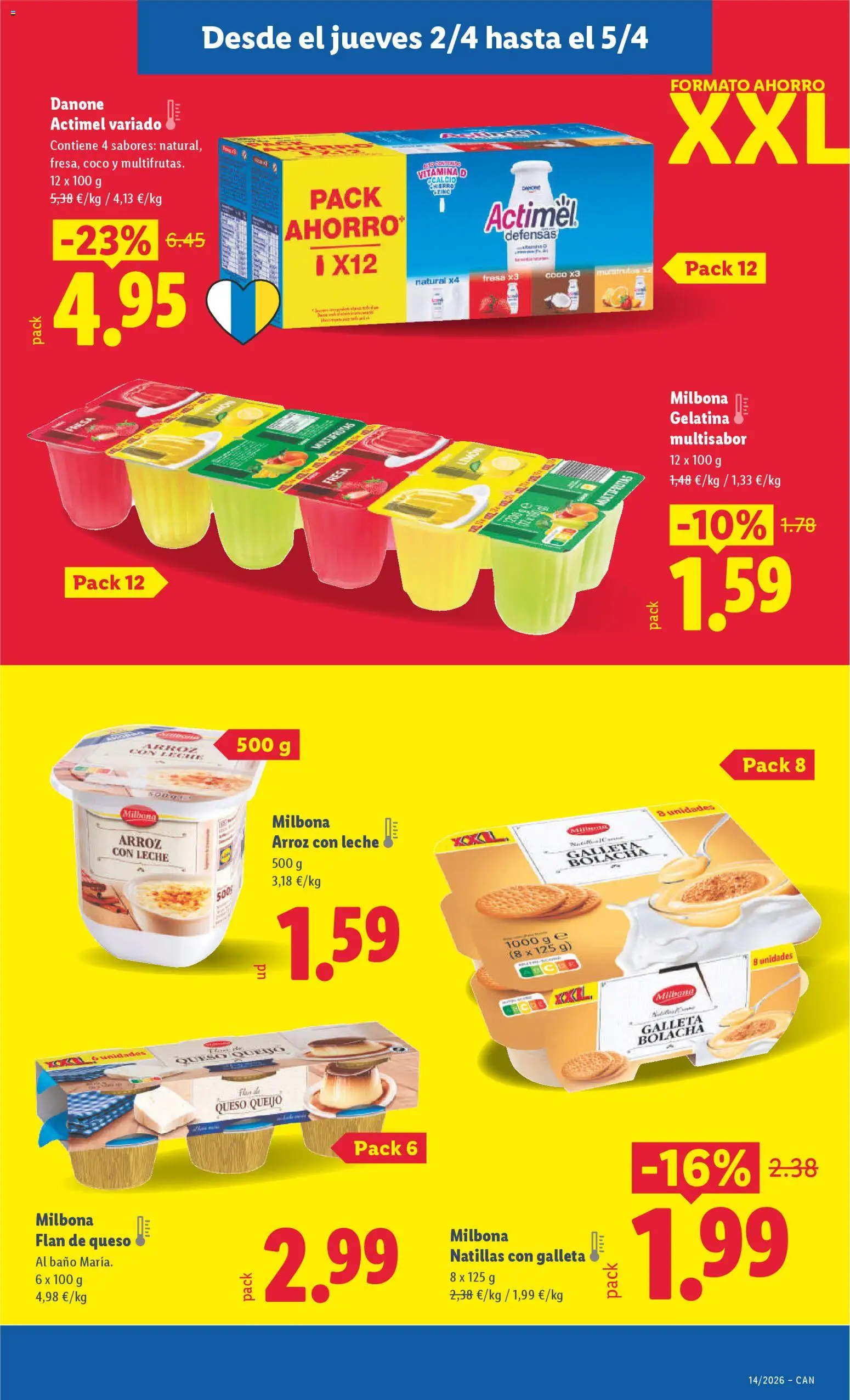 Lidl folleto │ válido desde el 30.03.2026 | Página: 35 | Productos: Gelatina, Arroz, Τυρόπιτα, Baño