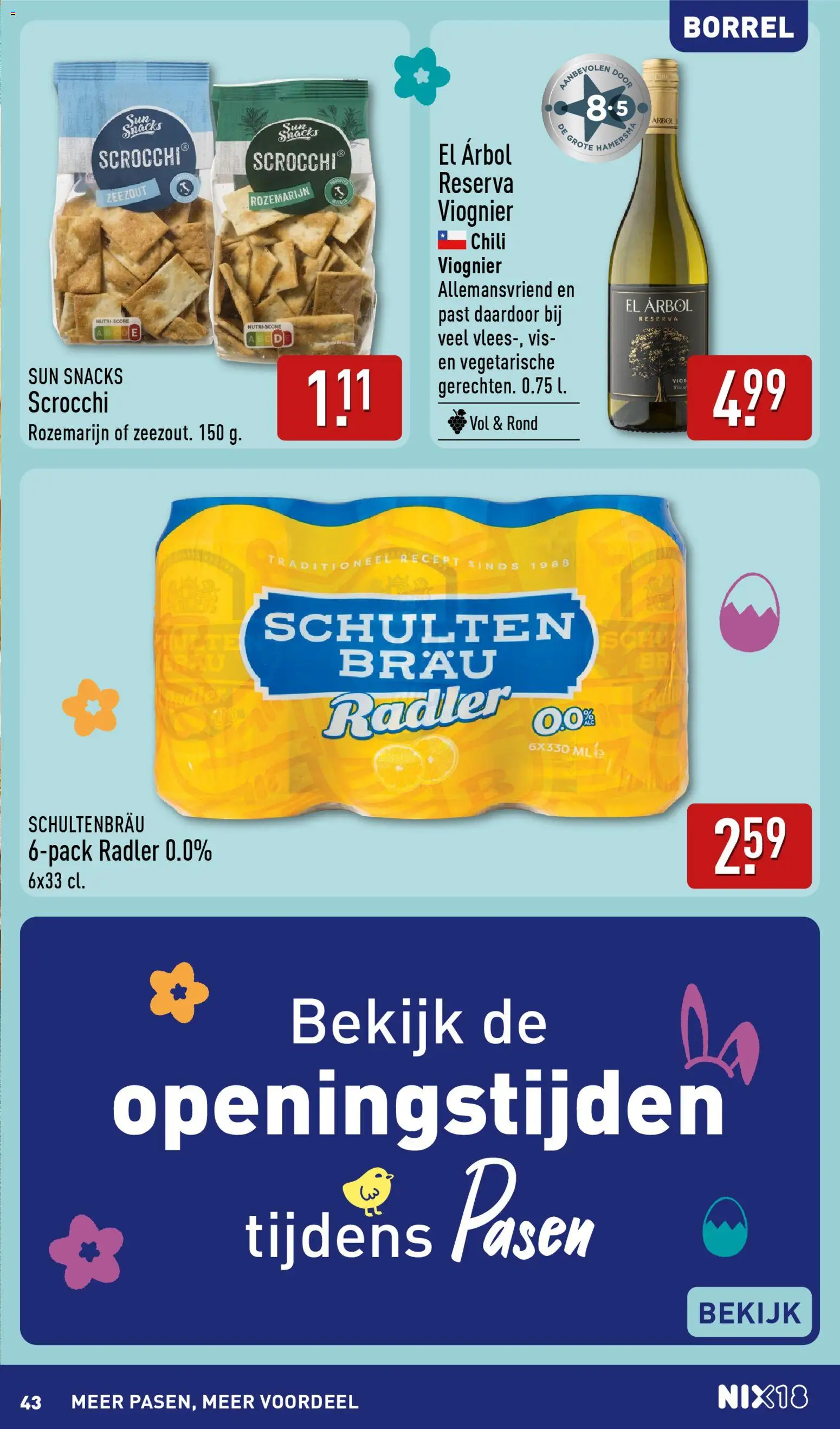 {H1} | Pagina: 43 | Producten: Snacks, Vis, Zeezout