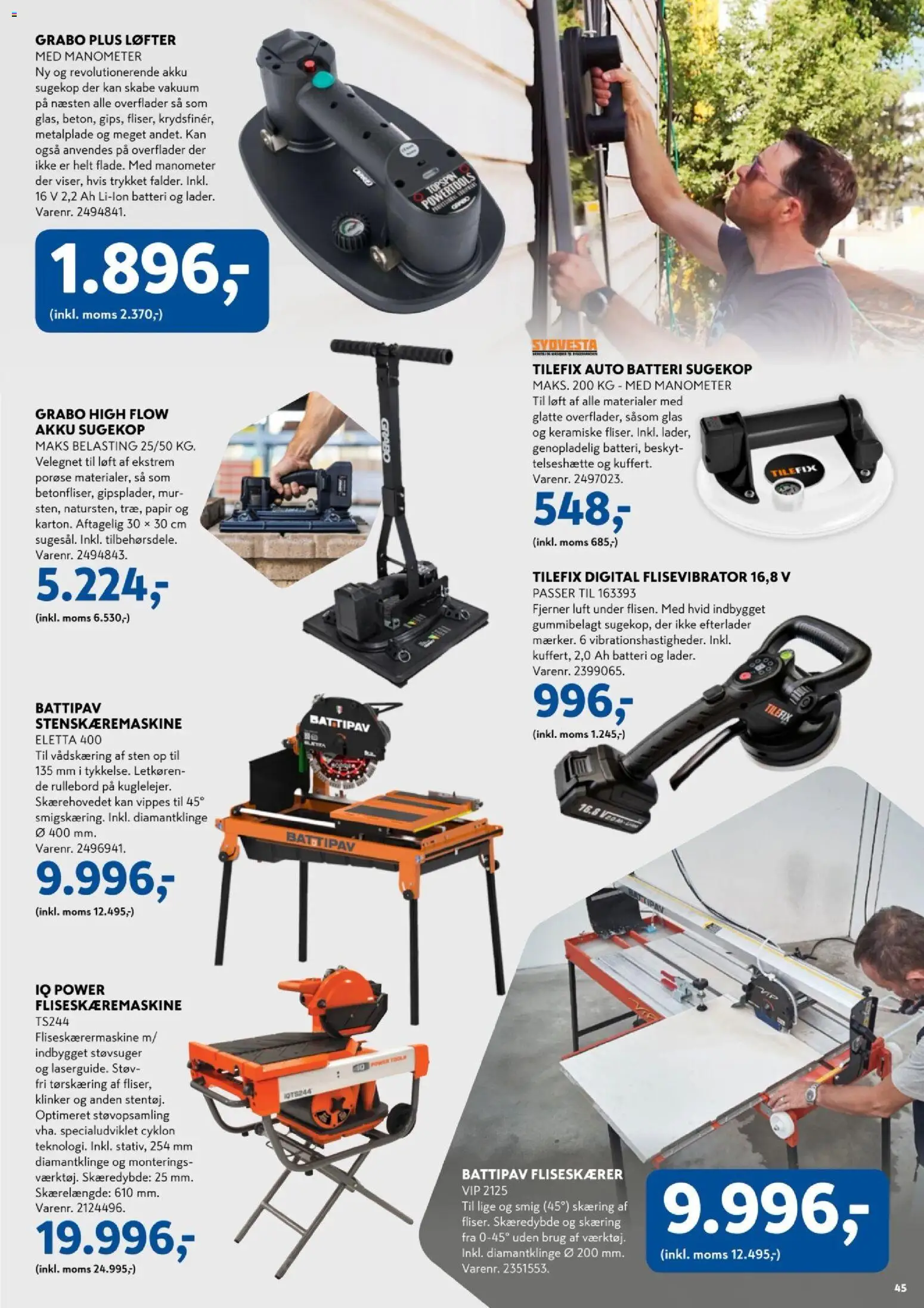 Davidsen tilbudsavis – gyldig fra 30.03.2026 | Side: 45 | Produkter: Søm, Støvsuger, Batteri