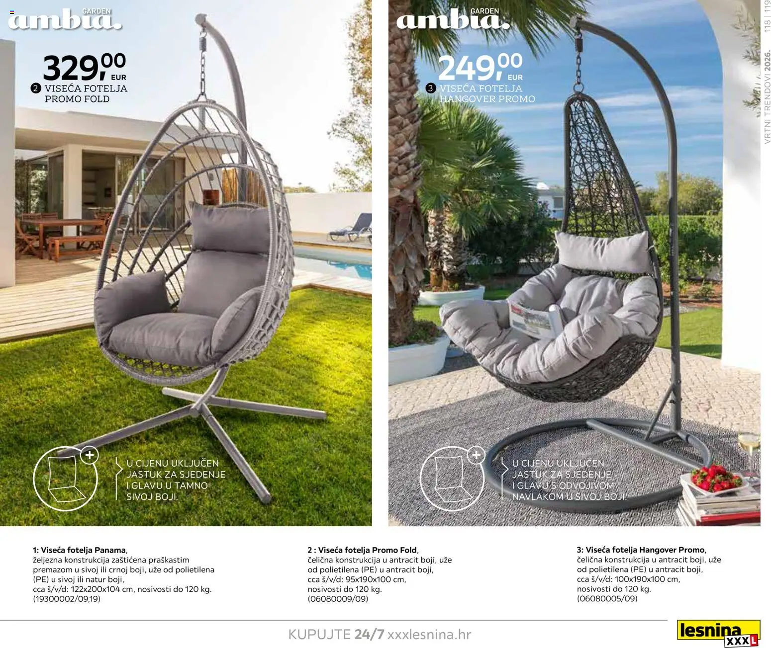 Lesnina katalog | vrijedi od 06.02.2026 | Stranica: 119 | Proizvodi: Jastuk, Fotelja