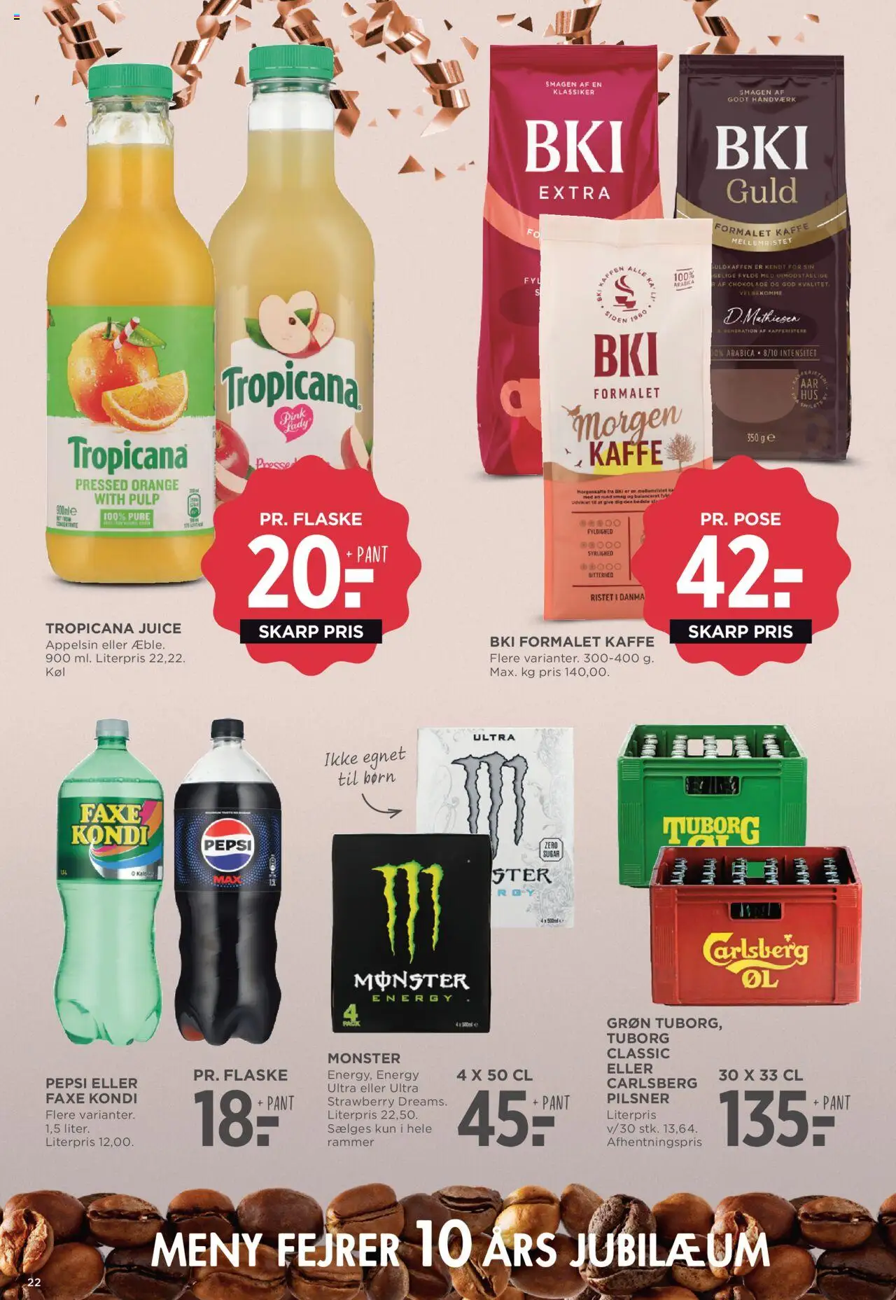 Meny tilbudsavis – gyldig fra 12.09.2025 | Side: 30 | Produkter: Rammer, Kaffe, Faxe Kondi, Pepsi Zero