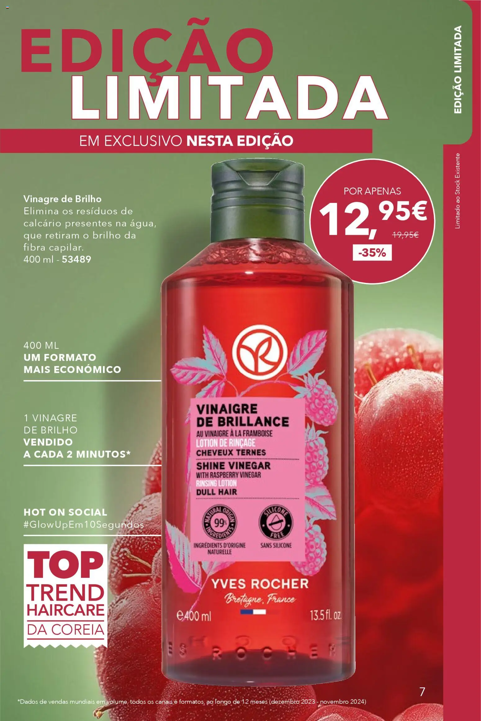 Yves Rocher catálogo 16 │ válido de 17.12.2025 | Página: 7 | Produtos: Vinagre
