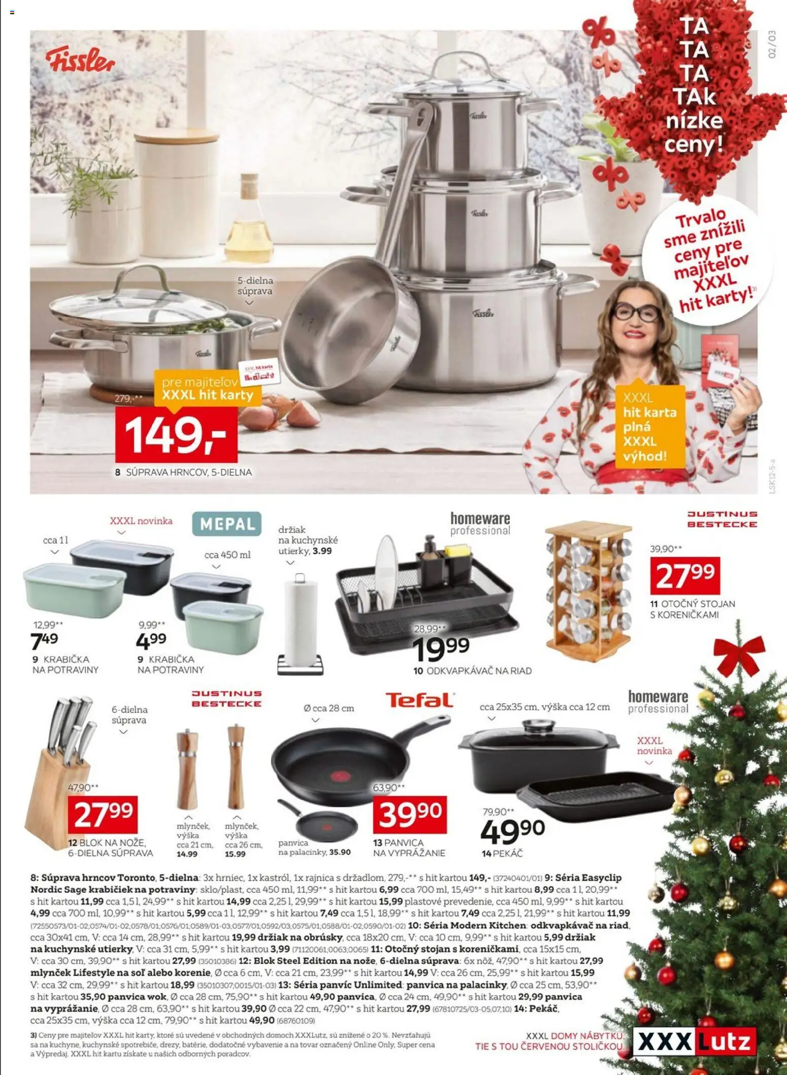 Nové XXXLutz akcie – leták je platný od 09.12.2025 | Strana: 3 | Produkty: Panvica, Tefal, Soľ, Mlynček