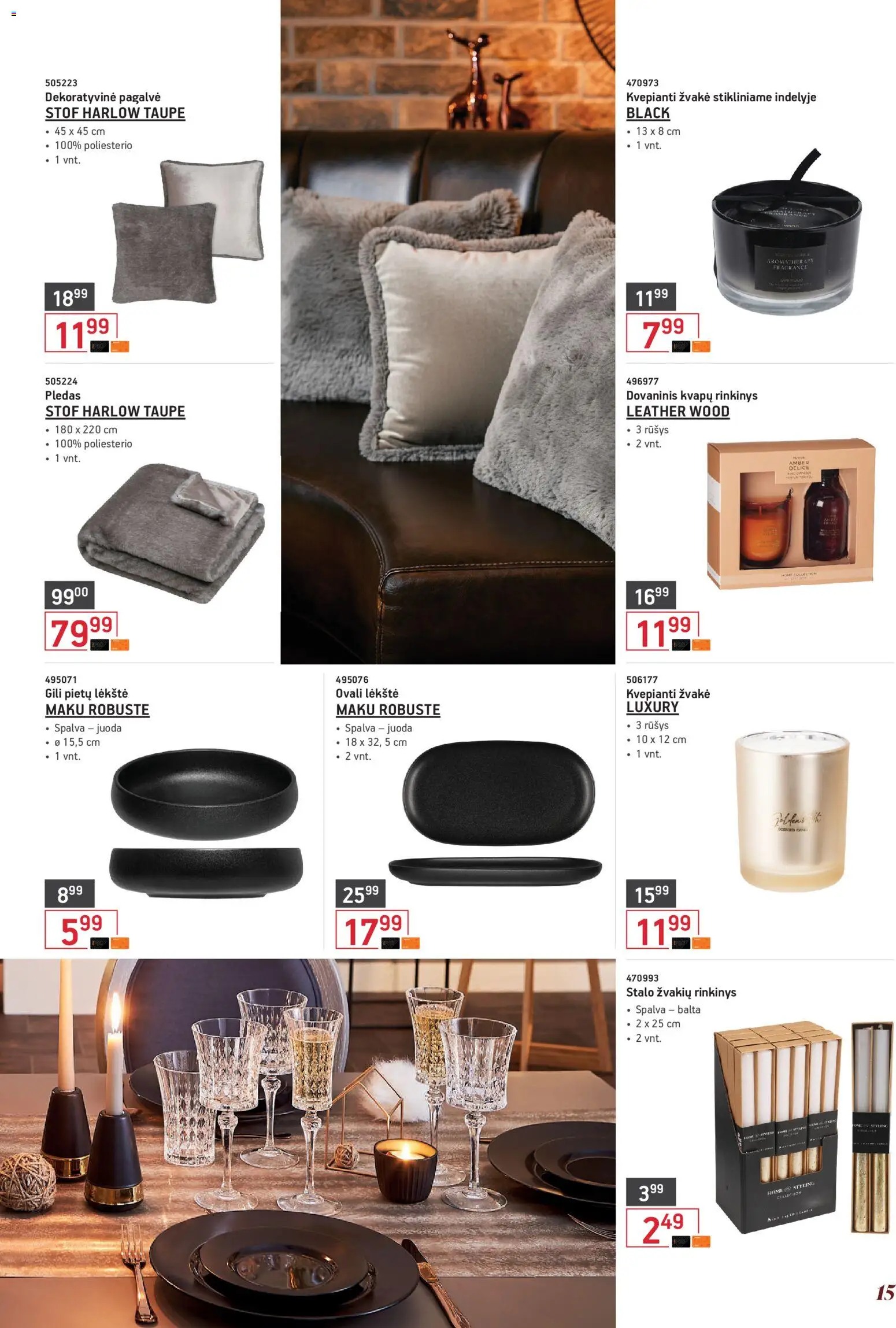 ERMITAŽAS akcijos nuo 03.11.2025 | Puslapis: 15 | Prekių: Lėkštė, Pagalvė, Pledas