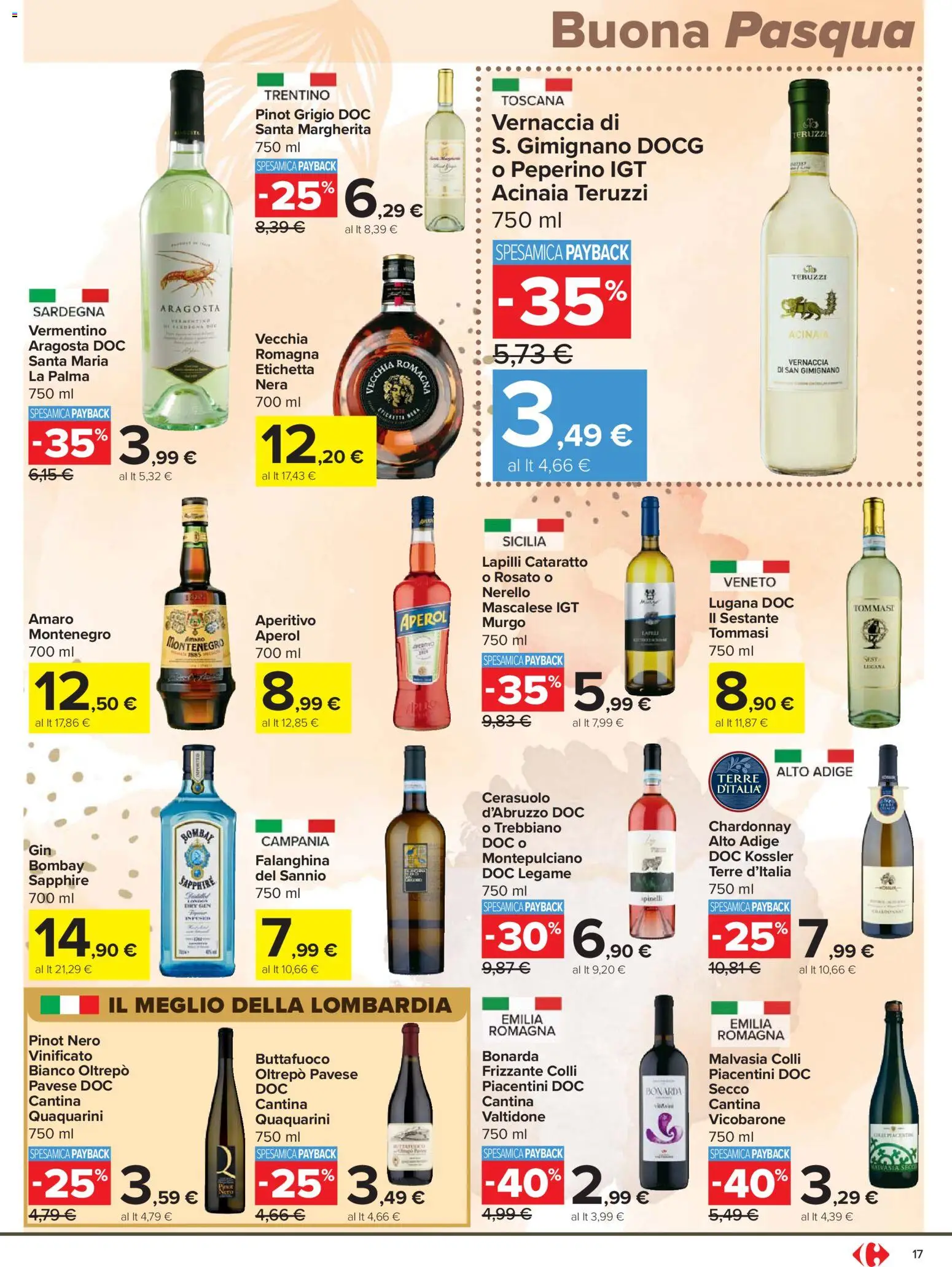 Volantino Carrefour del 24.03.2026 | Pagina: 17 | Prodotti: Aperol, Amaro, Aperitivo