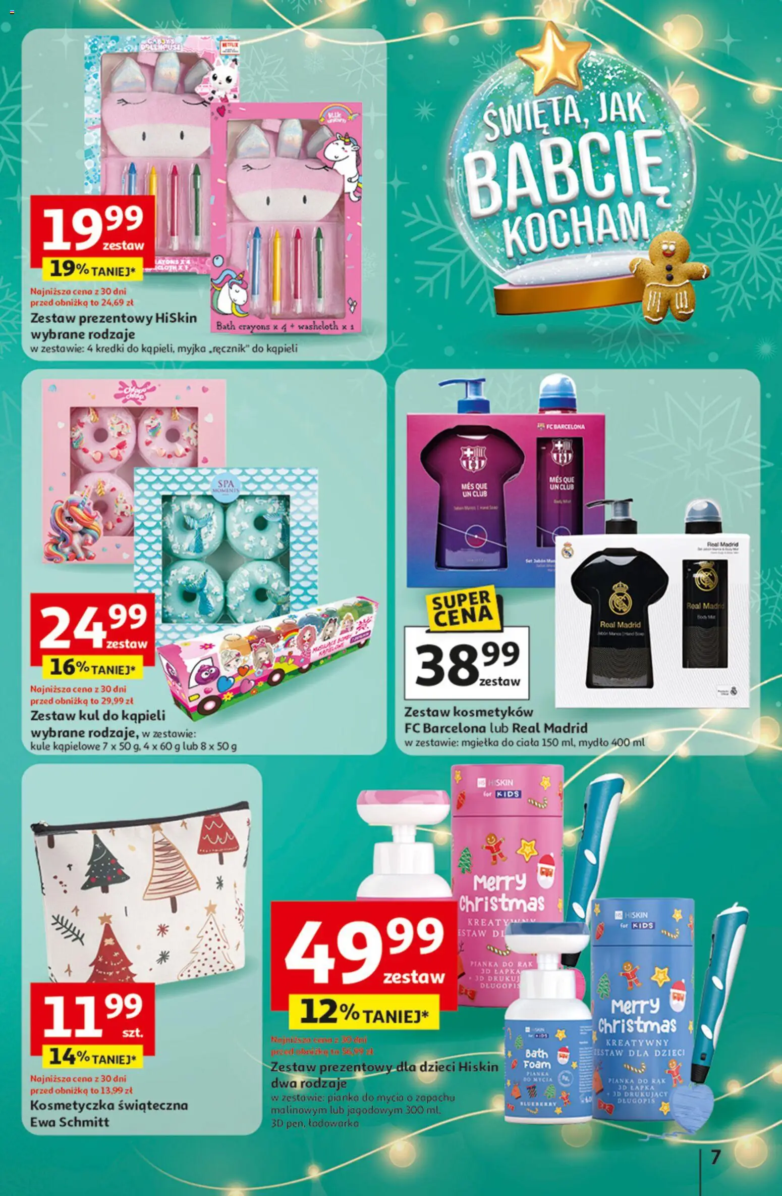Auchan Gazetka - Katalog prezenty od 27.11.2025 | Strona: 7 | Produkty: Ładowarka, Mydło