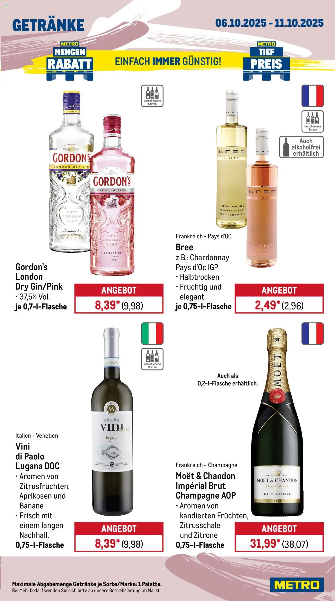 Metro Prospekt 	 – gültig ab 06.10.2025 | Seite: 15 | Produkte: Bree, Zitrone, Gin