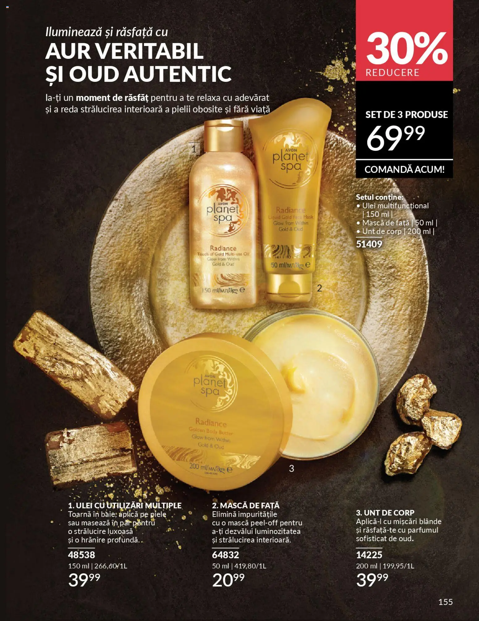 Noul catalog Avon – valabil de la 01.04.2026 | Pagină: 157 | Produse: Unt de corp, Body, Unt, Ulei