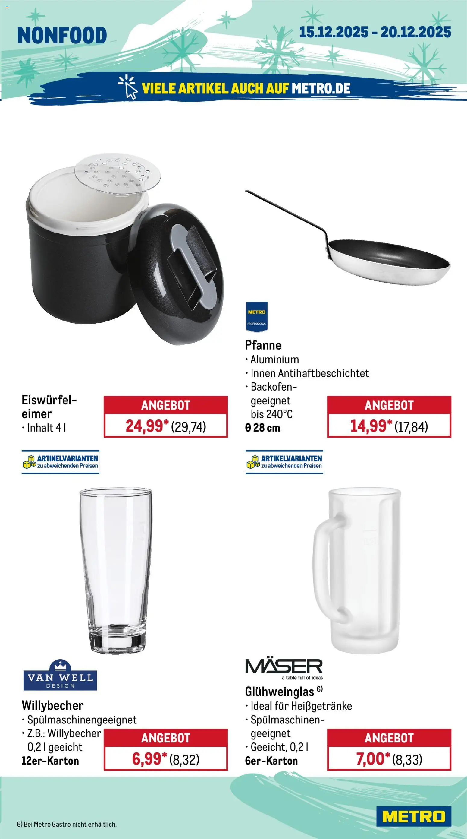 Metro Prospekt 	 – gültig ab 15.12.2025 | Seite: 19 | Produkte: Dyson, Geschirrspüler, Staubsauger, Klarspüler