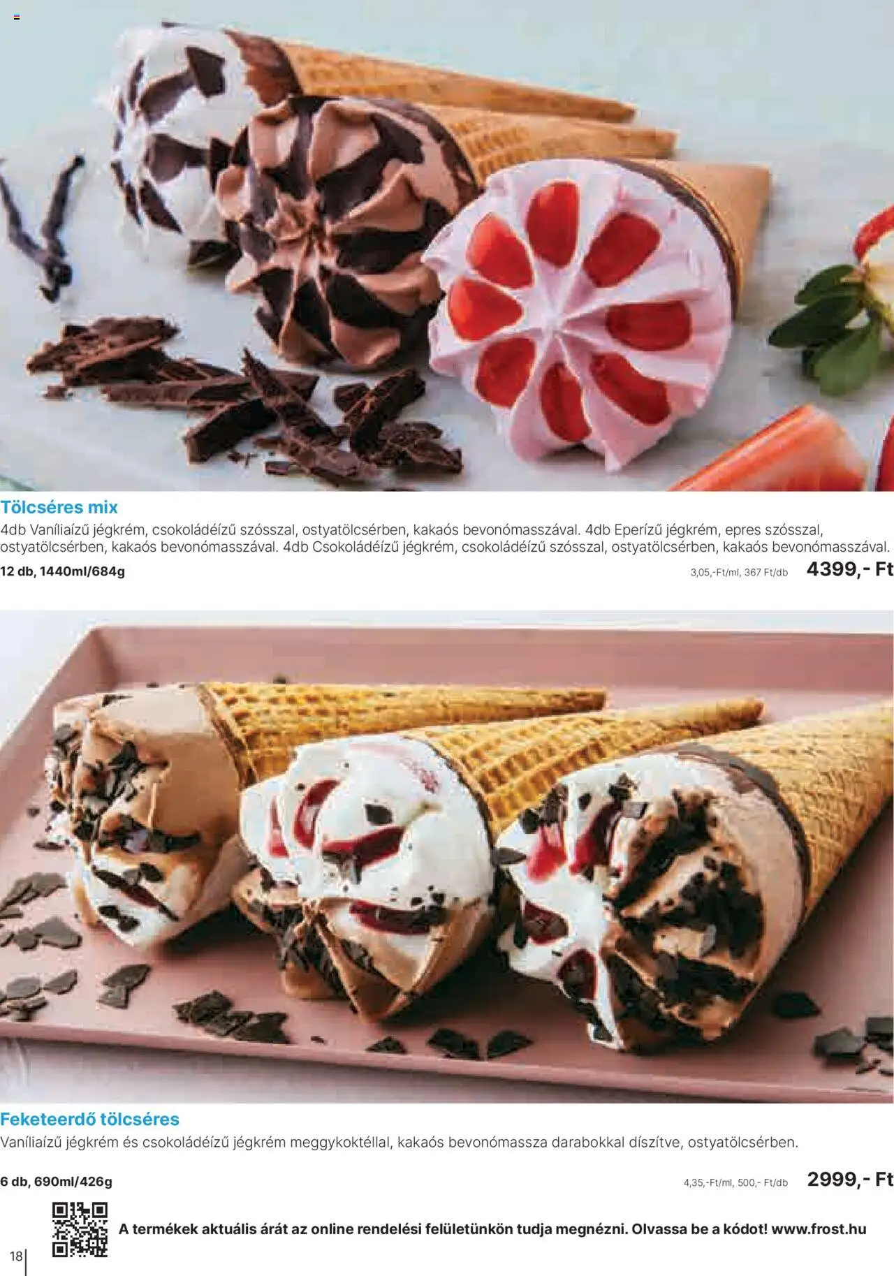 Family Frost akciós ujság - amely érvényes a következő dátumtól: 01.10.2025 | Oldal: 18 | Termékek: Jégkrém