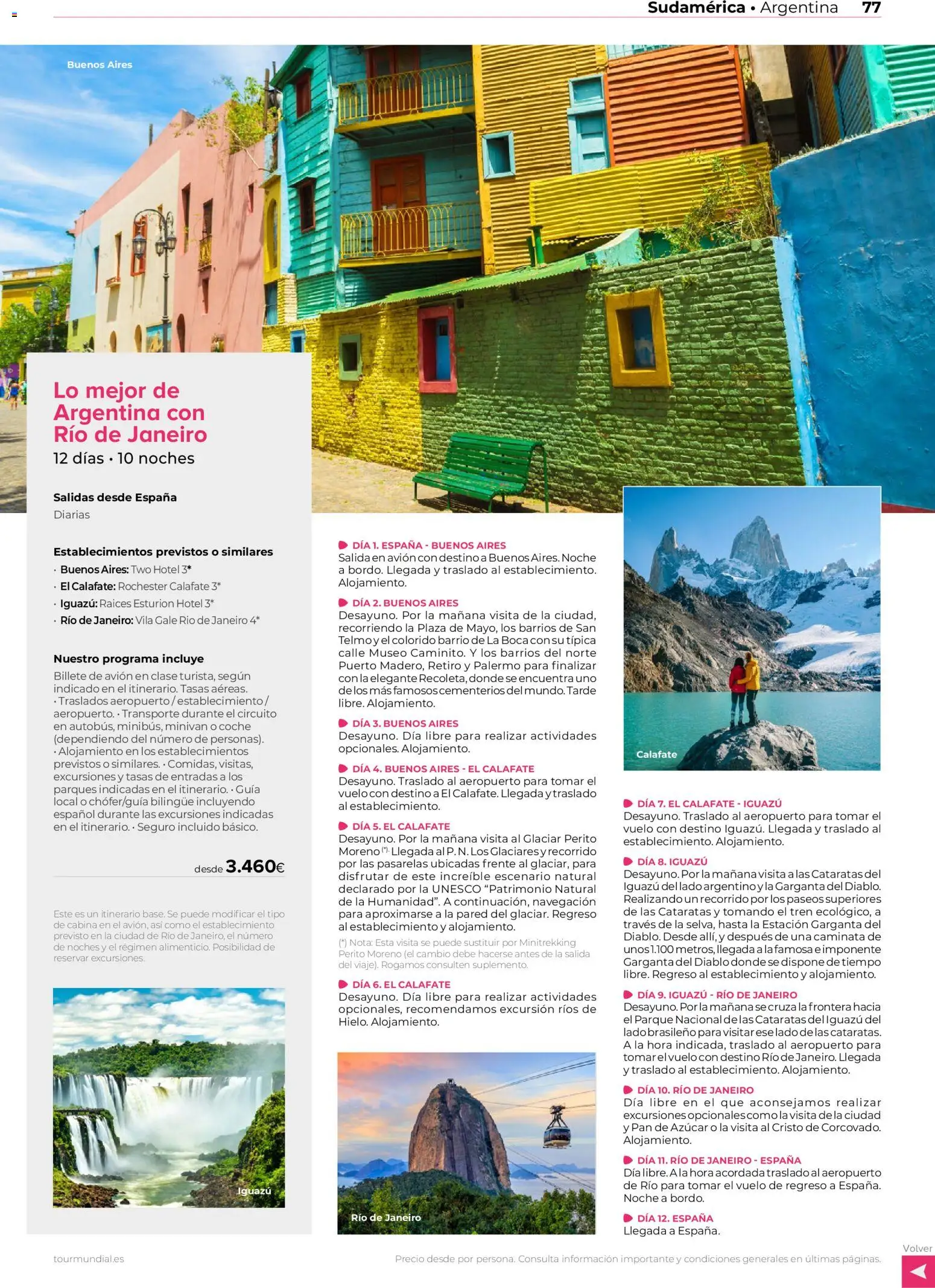 Viajes El Corte Inglés Centroamérica y Sudamérica │ válido desde el 01.01.2026 | Página: 76 | Productos: Pan, Navegación