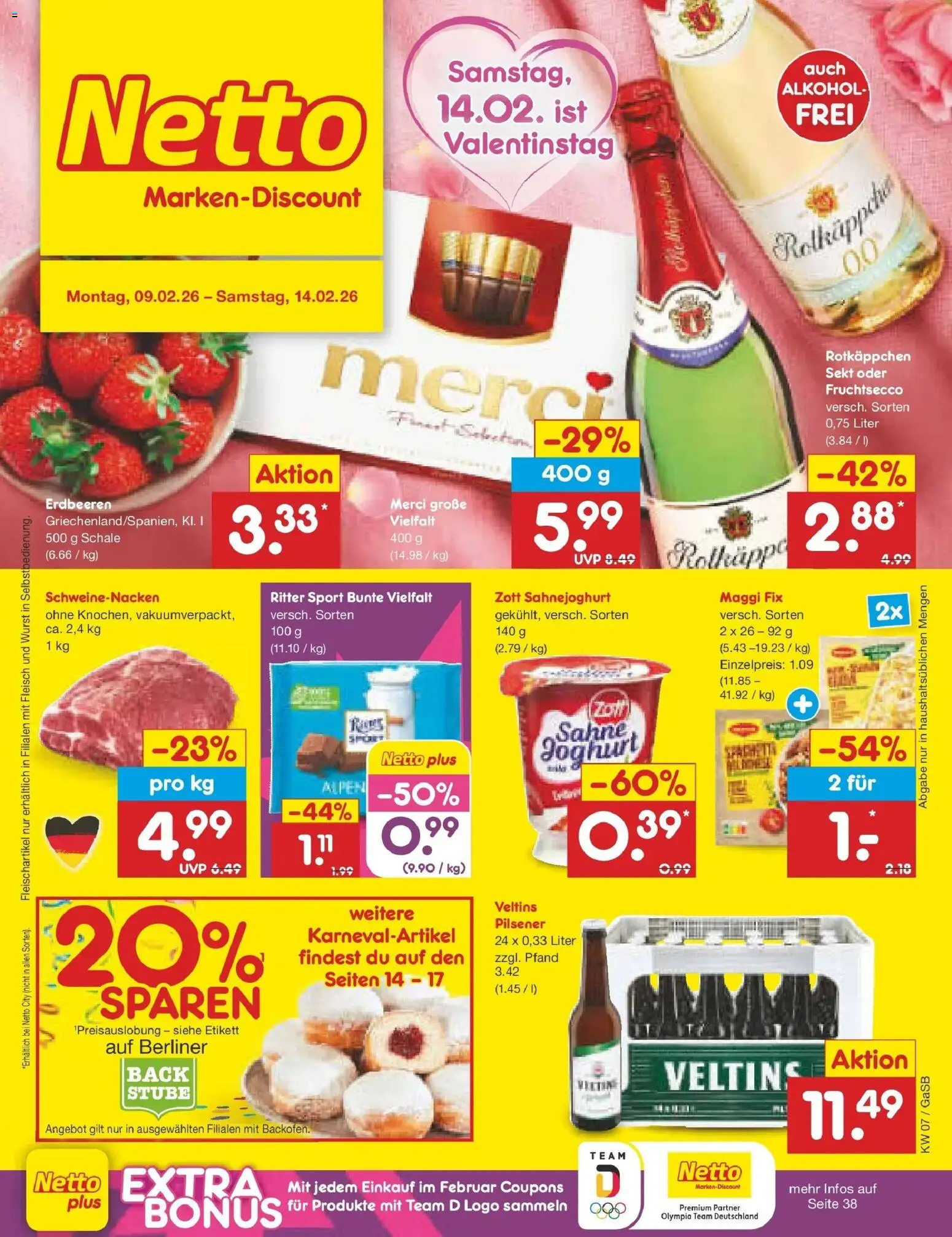 Netto Marken-Discount - Netto: Wochenangebote – gültig ab 08.02.2026 | Seite: 1