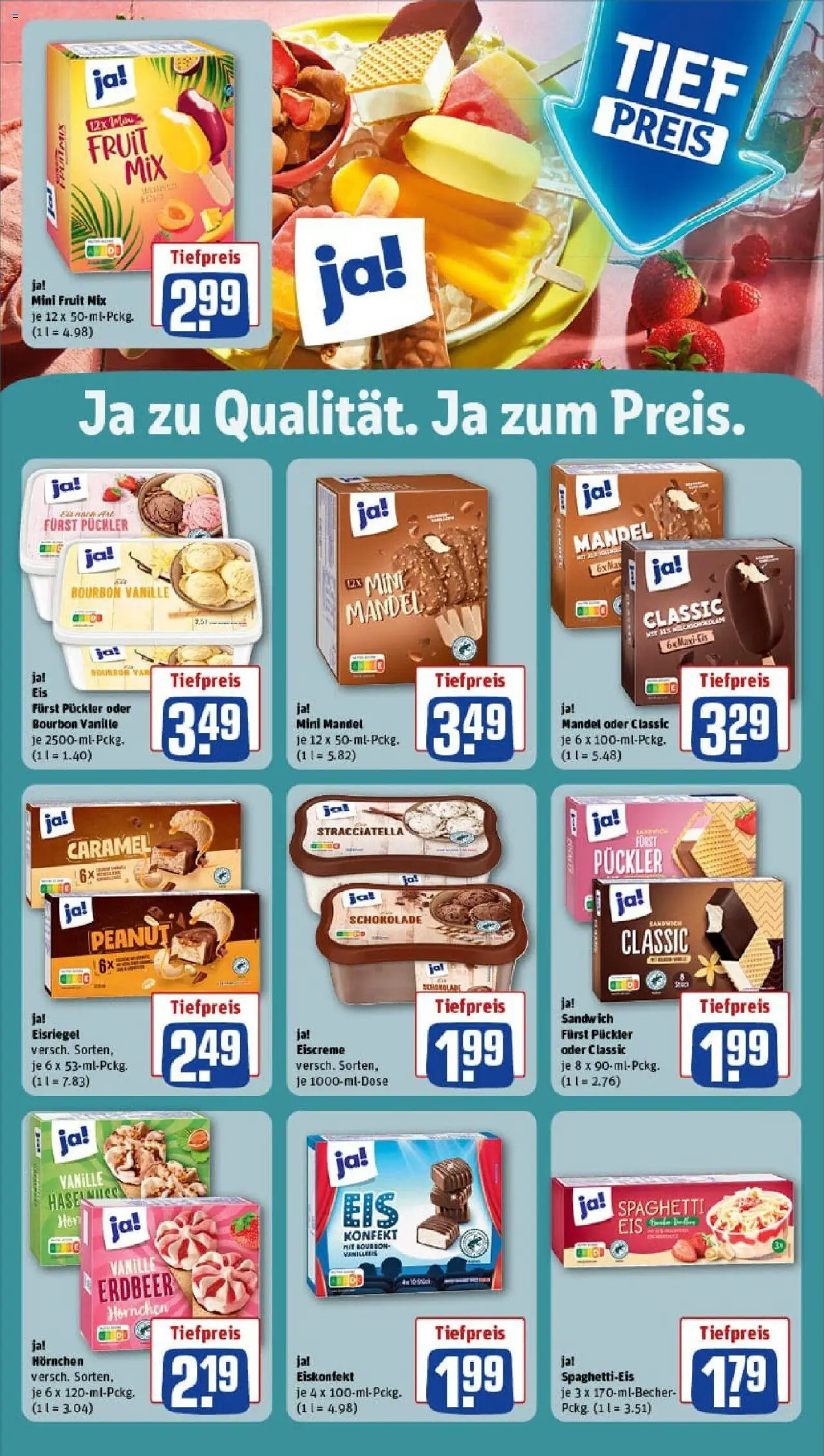 Rewe prospekt Manching	 - gültig ab dem 20.07.2025 | Seite: 23 | Produkte: Schokolade, Eiscreme, Bourbon, Eis