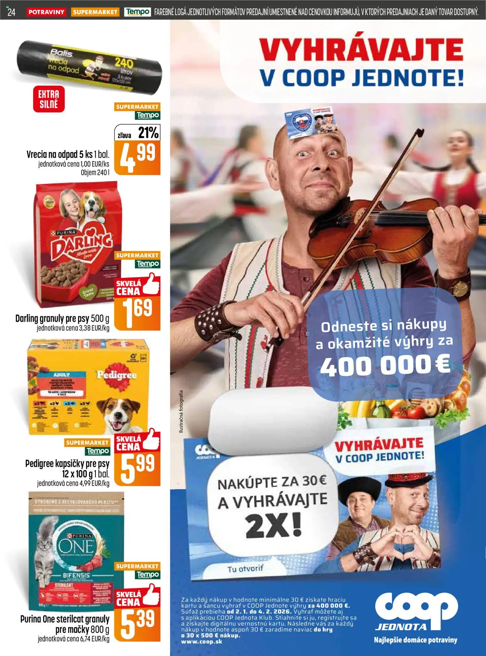 Nové COOP Jednota akcie – leták je platný od 22.01.2026 | Strana: 24