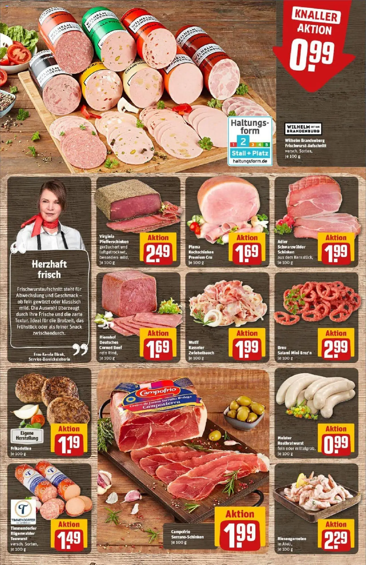 Rewe prospekt Uelzen	 - gültig ab dem 06.07.2025 | Seite: 10 | Produkte: Salami, Schinken