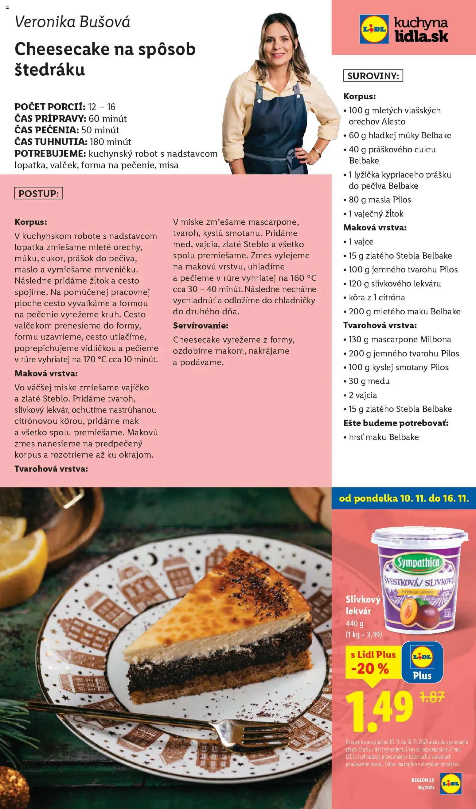 Nové Lidl akcie – leták je platný od 10.11.2025 | Strana: 105 | Produkty: Kuchyňa, Kuchynský robot, Maslo, Vajcia