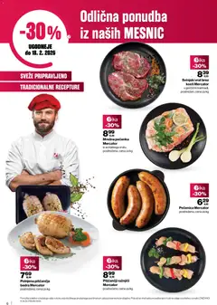 Mercator katalog akcije – veljaven od 05.02.2026 | Stran: 6 | Izdelki: Ražnjiči, Piščančja bedra