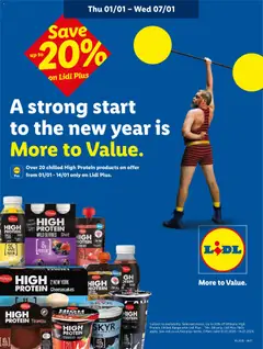 Preview of Lidl - Lidl Weekly Scotland valid from 31.12.2025 | Page: 8 | Products: Yogurt, Coffee, Sütni való kolbász, Strawberry