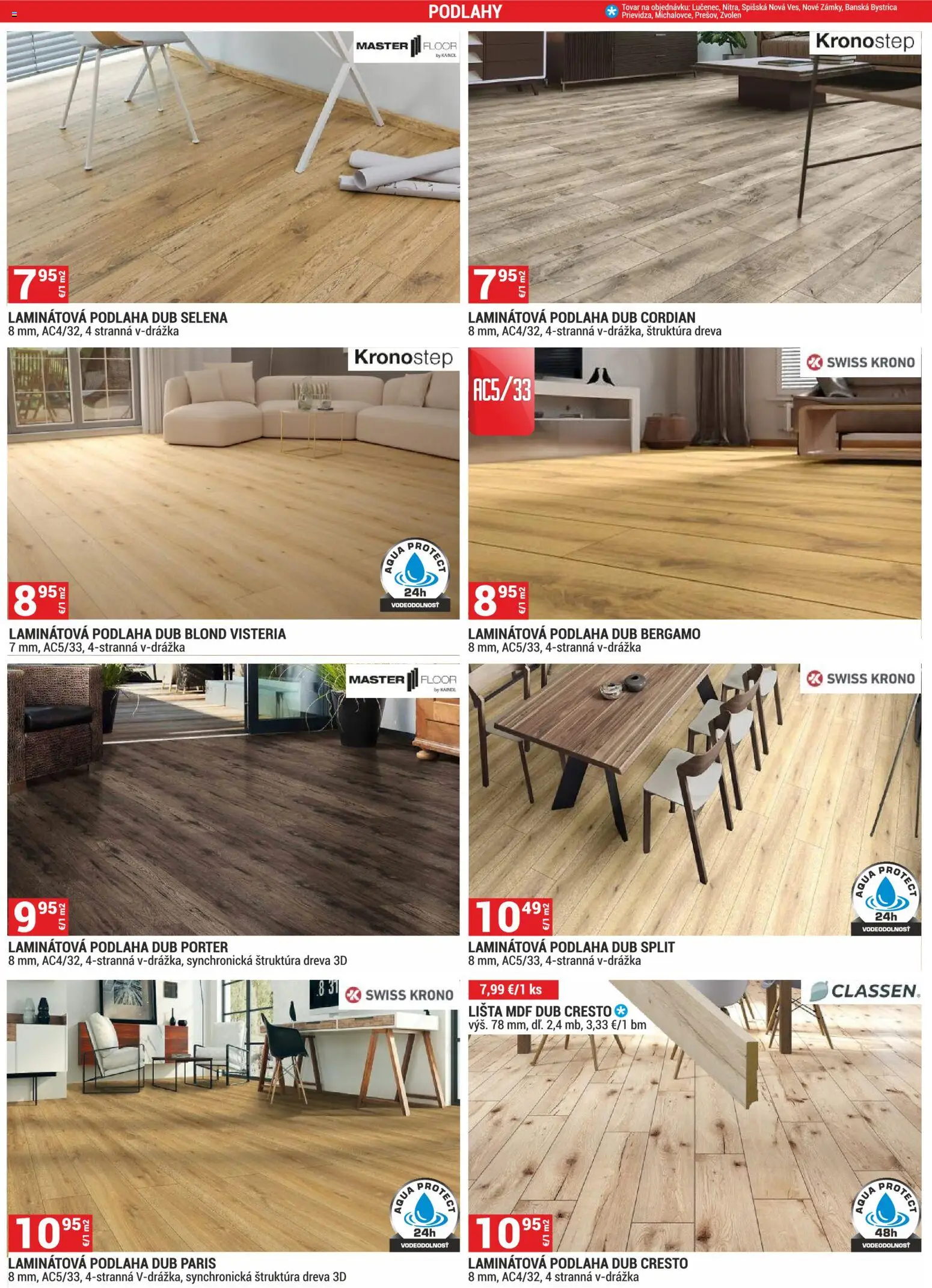 Nové Merkury Market akcie – leták je platný od 01.11.2025 | Strana: 16 | Produkty: Podlaha, Laminátová podlaha