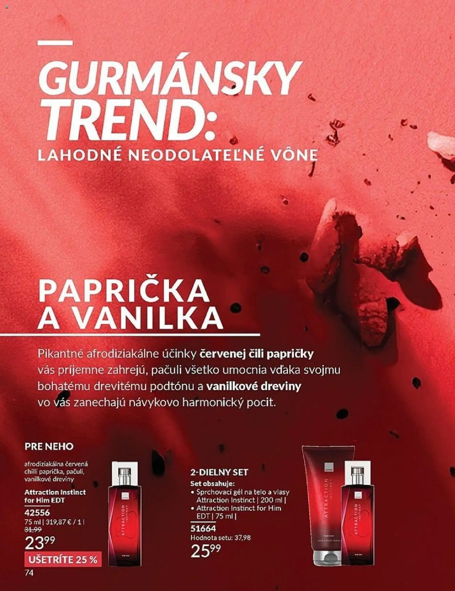 Nové Avon akcie – leták je platný od 01.05.2026 | Strana: 74 | Produkty: Chilli