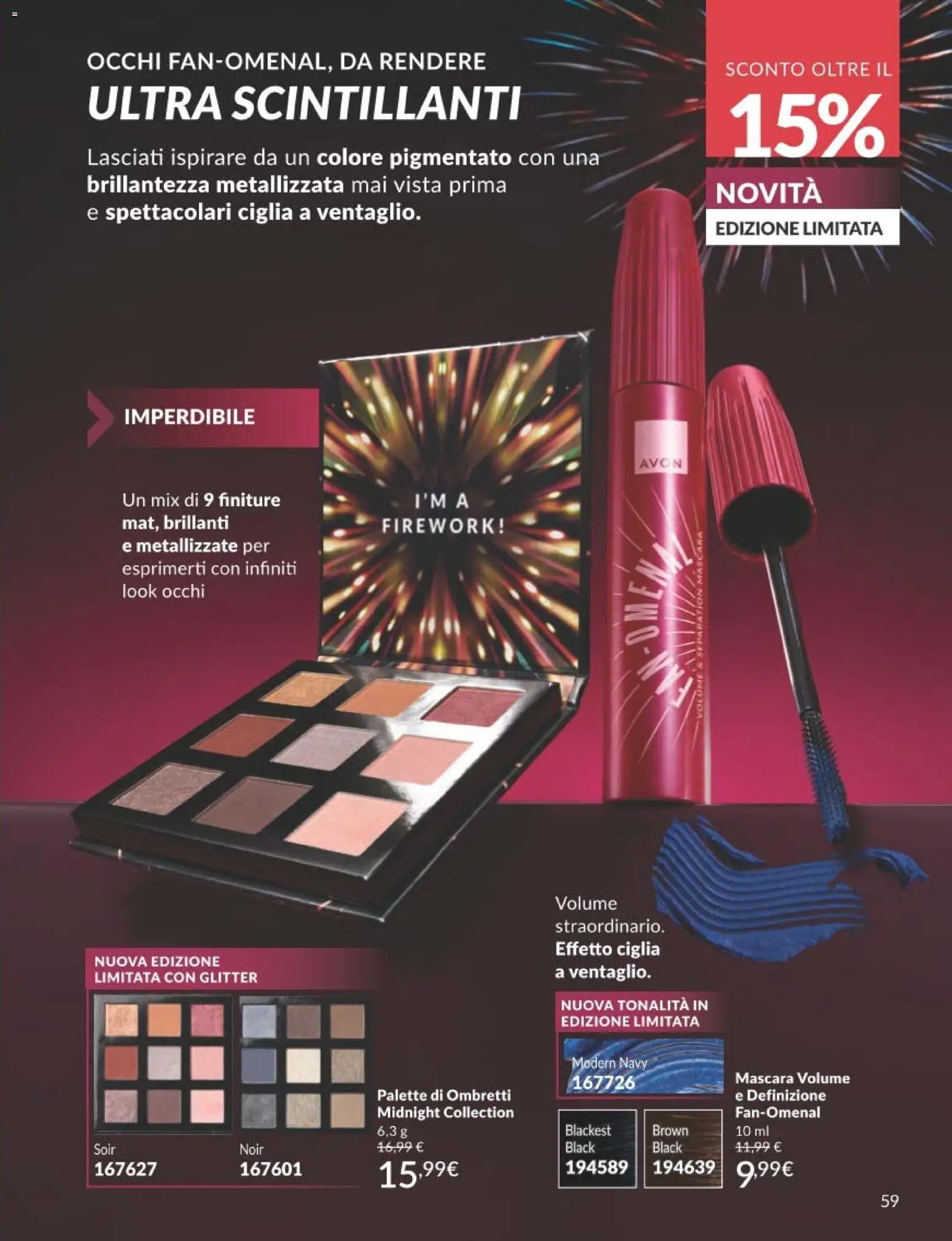 Volantino Avon del 01.12.2025 | Pagina: 59 | Prodotti: Mascara