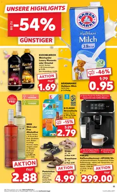 BREE Wein oder Free Alkoholfrei, versch. Sorten, z. B. Pinot Noir Rosé, Qualitätswein, Baden: fruchtige Aromen, leicht, elegant, passt zu Salaten, Fisch und Geflügel je 0,75-1-FI. (1l = 3.84) ab 26.02.2026 gültig | Seite: 11