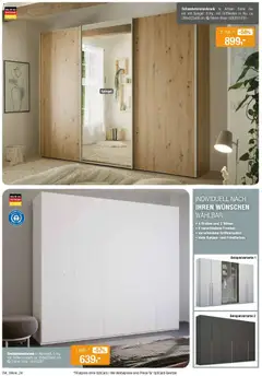 Angebote - Dein trendiges Möbelhaus ab 21.03.2026 gültig | Seite: 24 | Produkte: Schwebetürenschrank, Drehtürenschrank, Spiegel