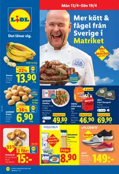 Lidl erbjudanden - Förhandsvisning av reklamblad från butik Lidl aktuell från 13.04.2026