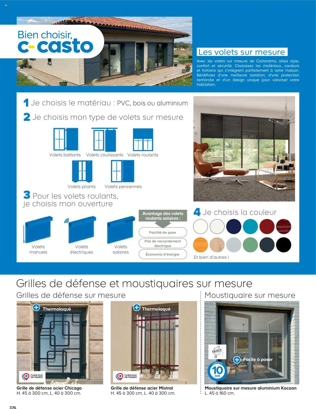 {H1} | Page: 376 | Produits: Persiennes, Moustiquaire