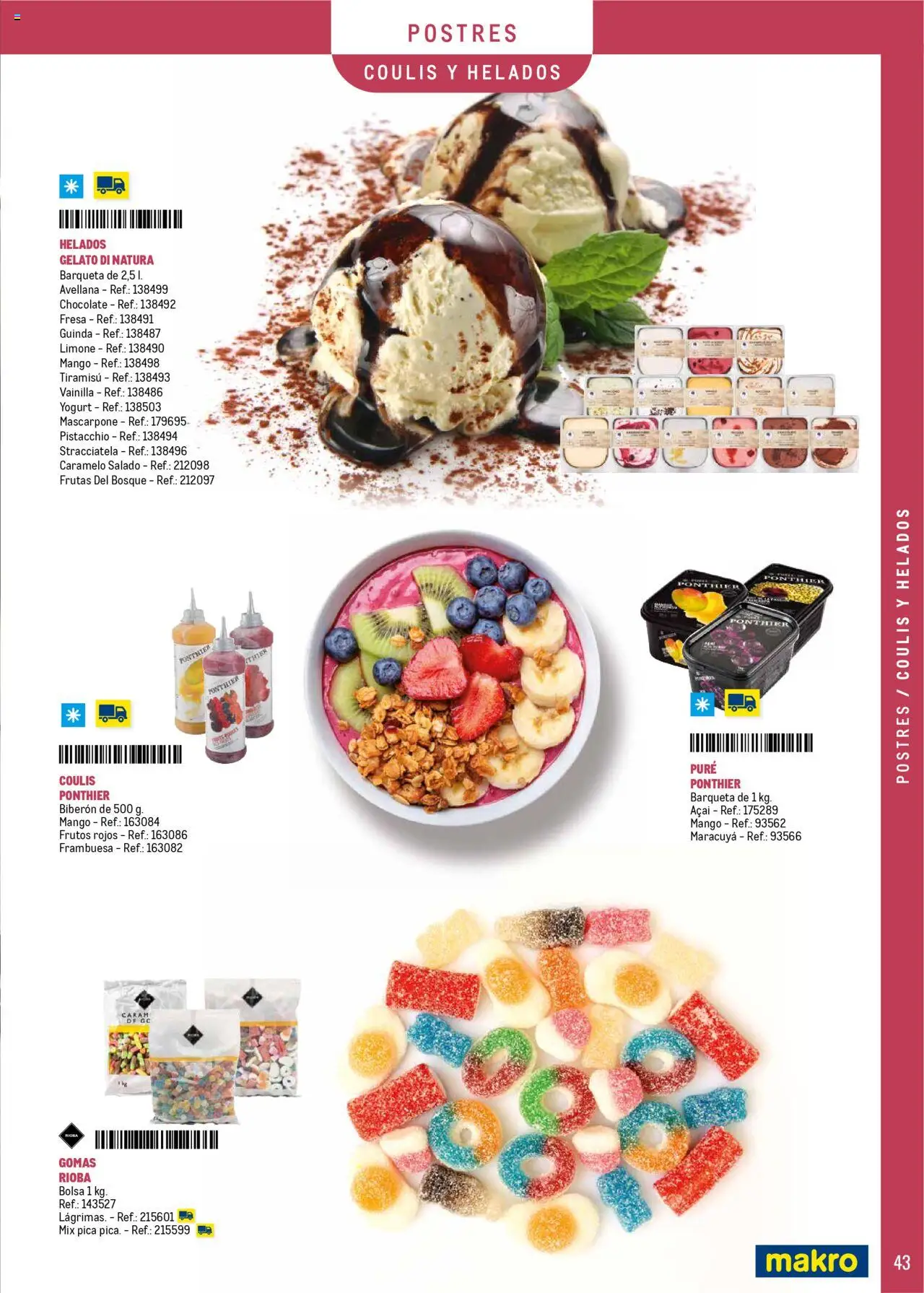 Makro - Catering y Eventos Península │ válido desde el 11.06.2025 | Página: 43 | Productos: Chocolate, Bolsa, Ρούτερ