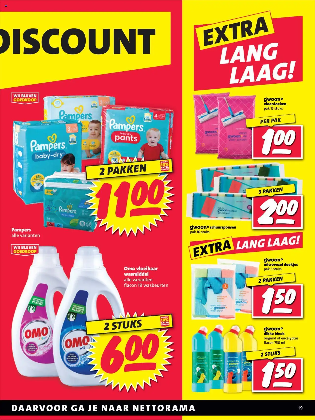  | Pagina: 19 | Producten: Wasmiddel, Ostyalap, Pampers