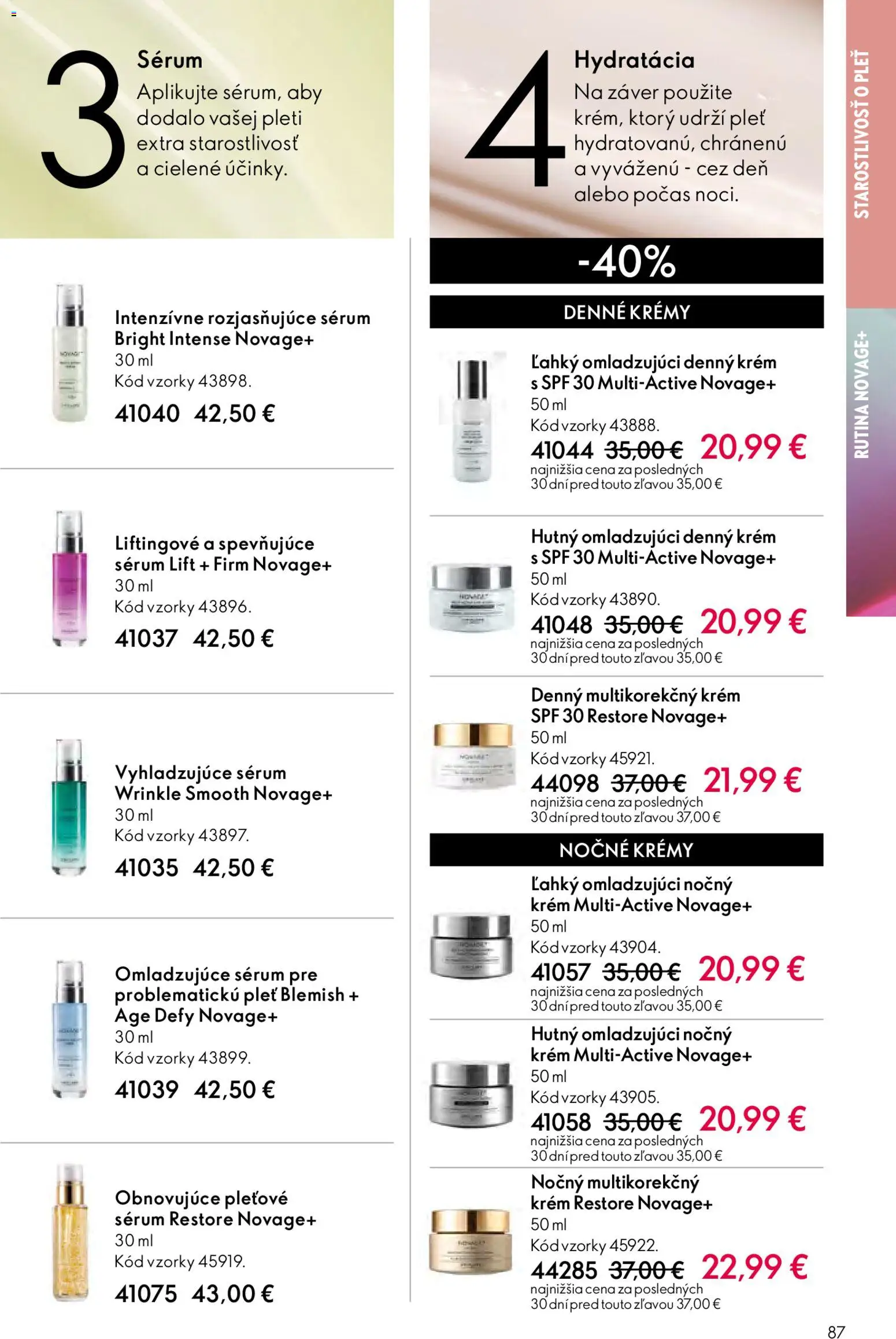 Nové Oriflame akcie – leták je platný od 15.04.2026 | Strana: 87 | Produkty: Krém