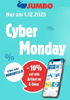 Jumbo Aktionen Cyber Monday ab 01.12.2025 gültig