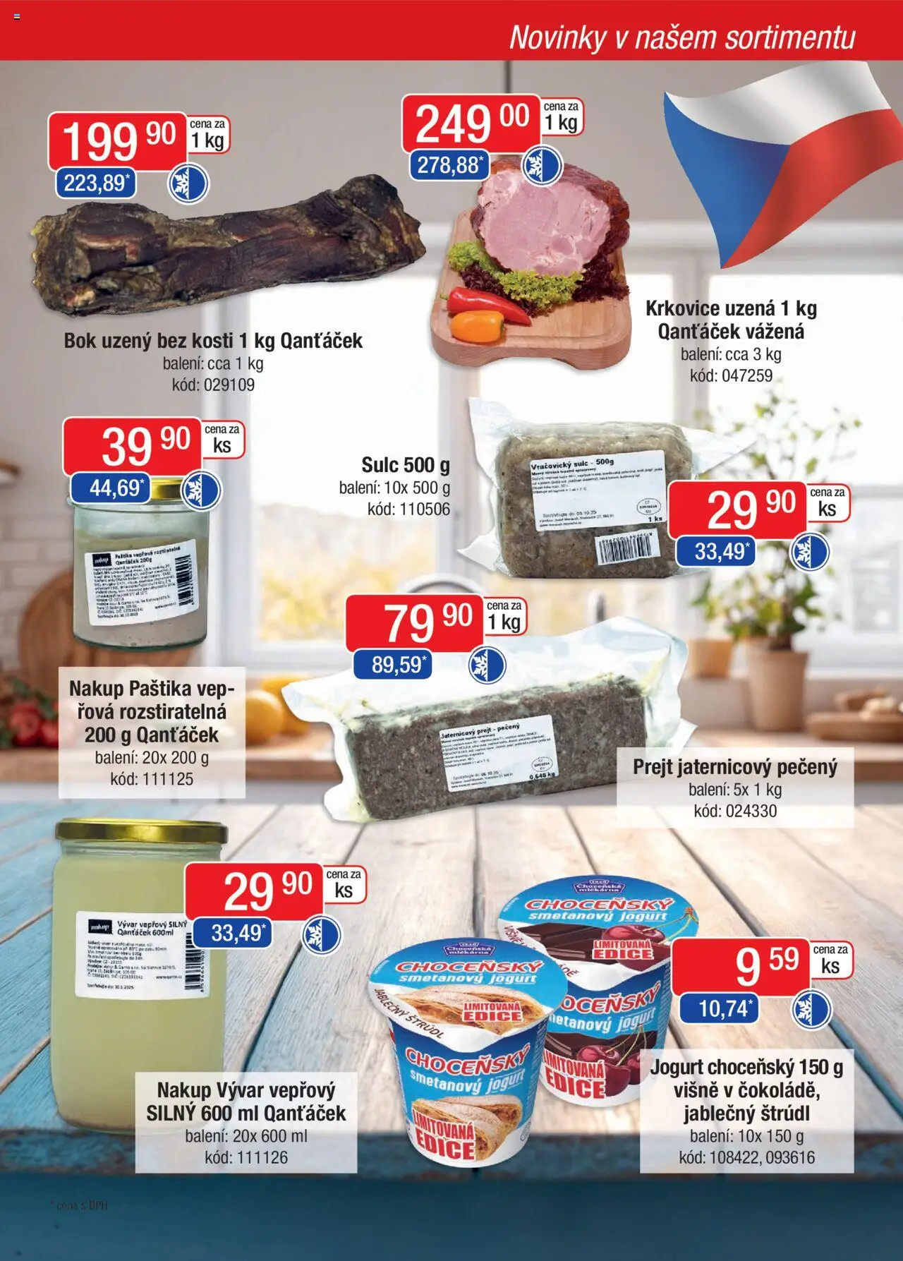 Astur & Qanto leták - Velkoobchod fresh 10/2025 od 01.10.2025 | Strana: 3 | Produkty: Smetanový jogurt, Jogurt, Krkovice, Paštika
