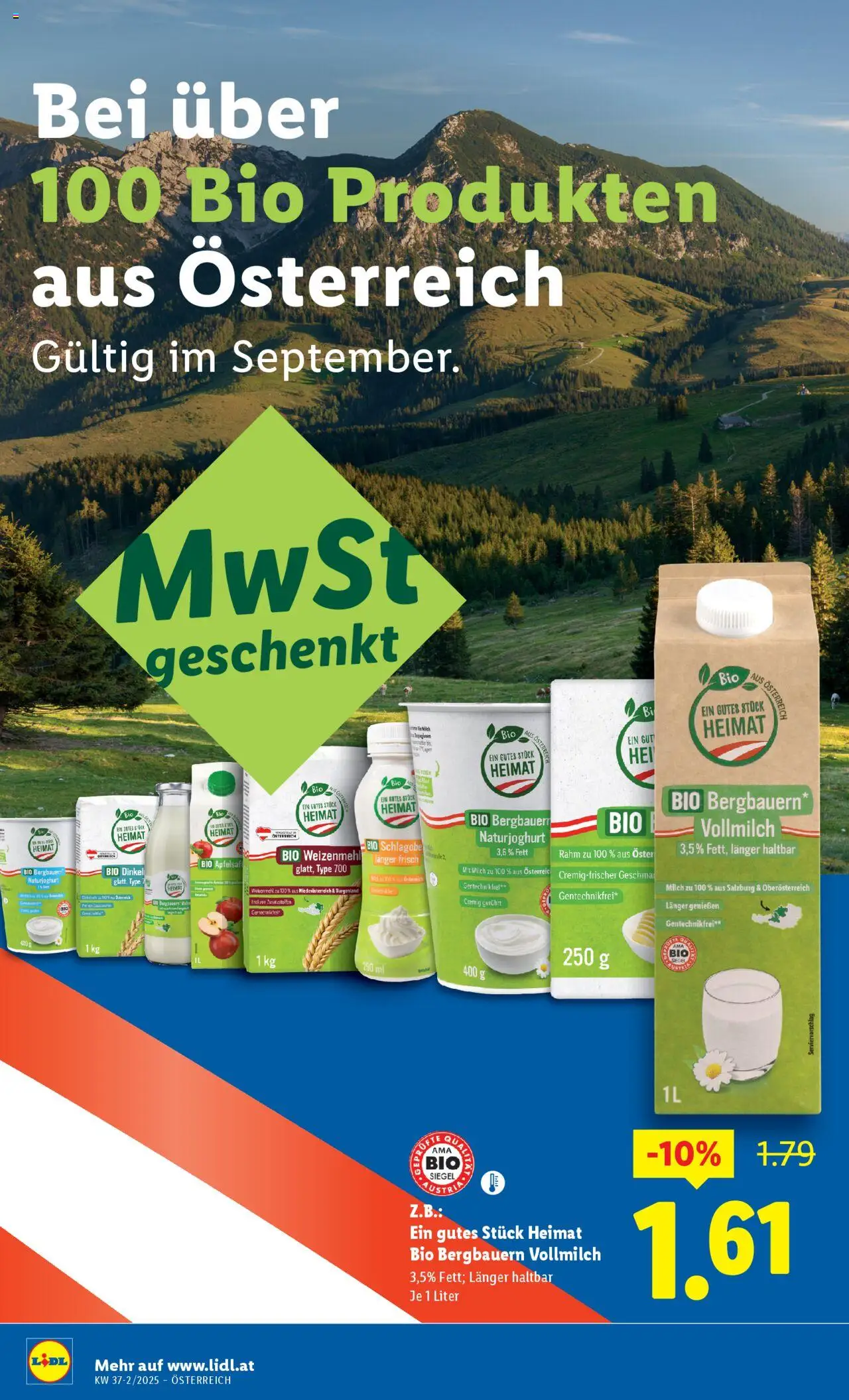 Lidl Flugblatt gültig ab 11.09.2025 | Seite: 4 | Produkte: Planche de surf, Milch