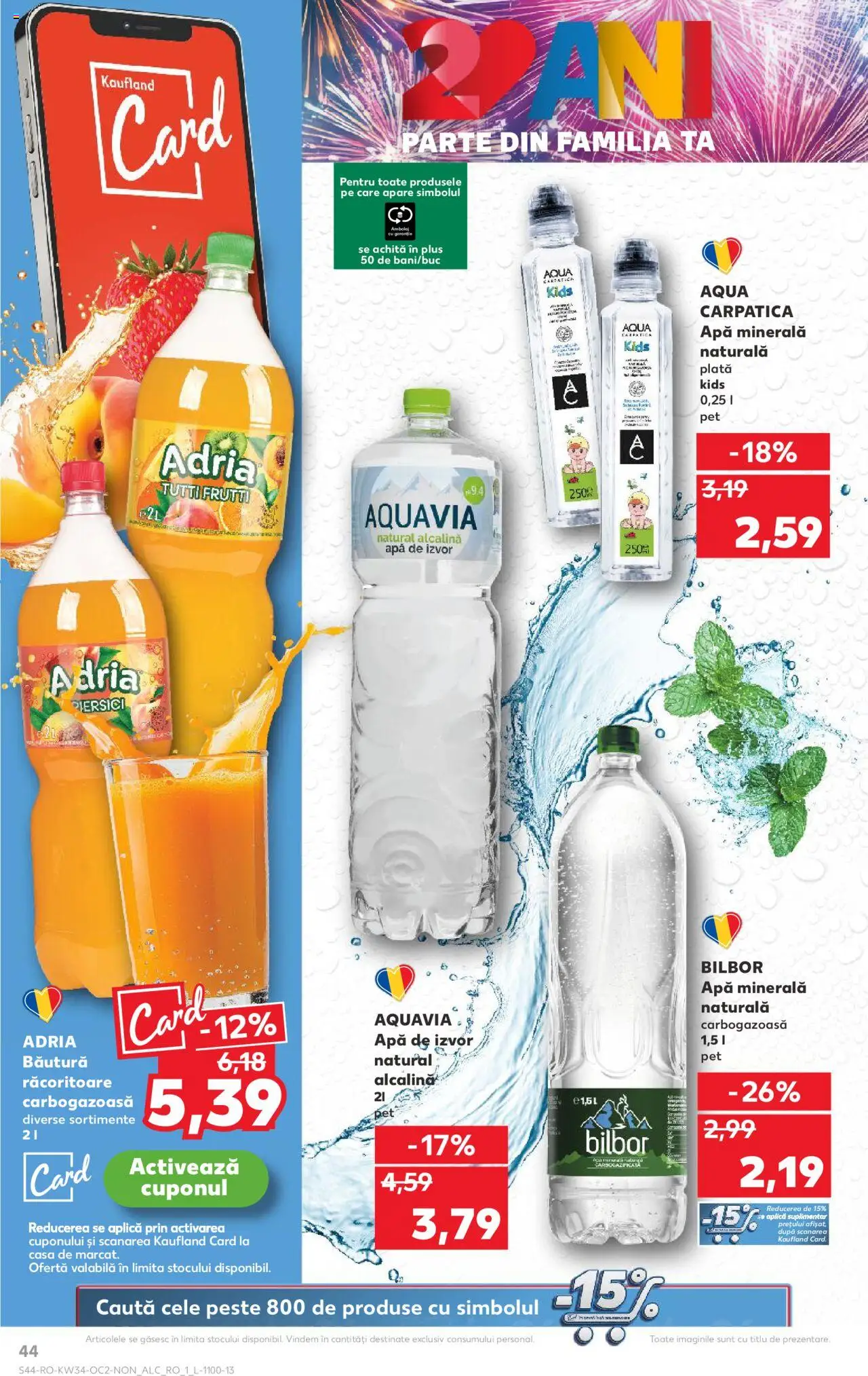 Kaufland RO akciós ujság - amely érvényes a következő dátumtól: 20.08.2025 | Oldal: 44