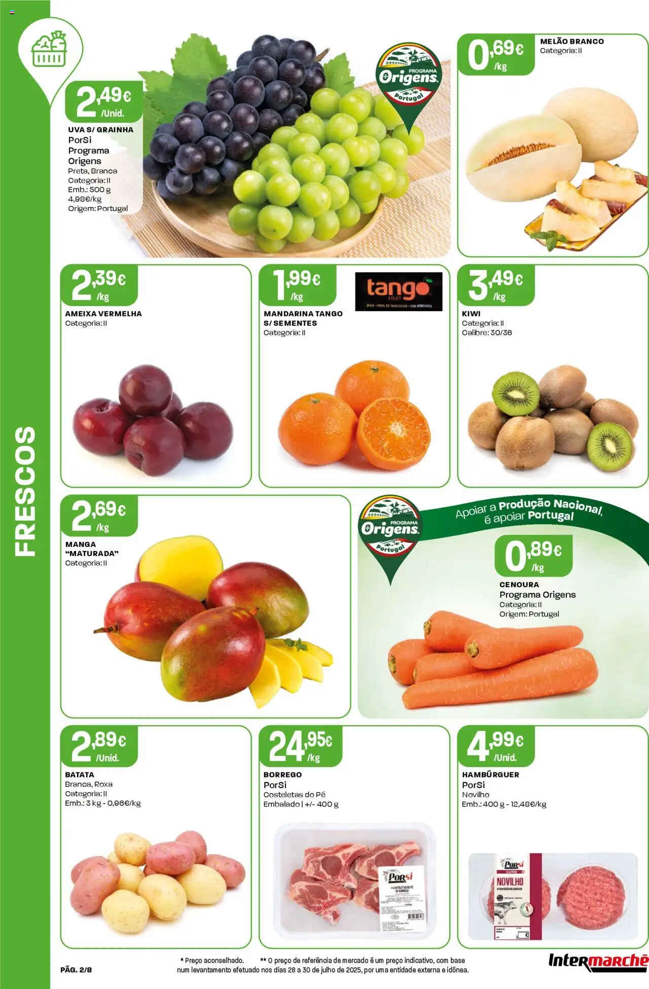 Intermarché Folheto Mini │ válido de 04.09.2025 | Página: 2 | Produtos: Batata, Base, Melão, Cenoura