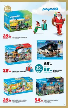Hyper U - Prévisualisation de Hyper U - Prix bas de Noël valide à partir de 21.10.2025 | Page: 31 | Produits: Playmobil, Remorque
