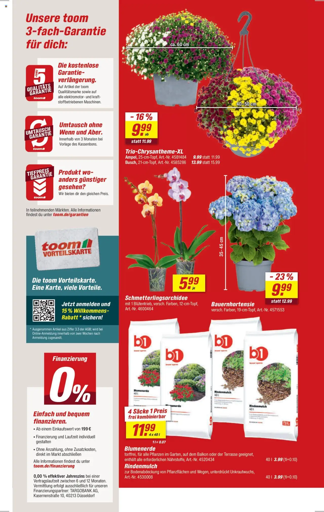 Toom Baumarkt Prospekt 	 - gültig ab dem 30.08.2025 | Seite: 2 | Produkte: Rindenmulch, Blumenerde