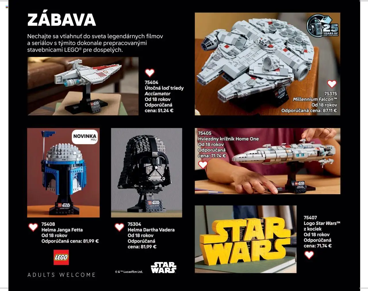 Nové ALLTOYS akcie – leták je platný od 01.06.2025 | Strana: 156 | Produkty: LEGO, Helma