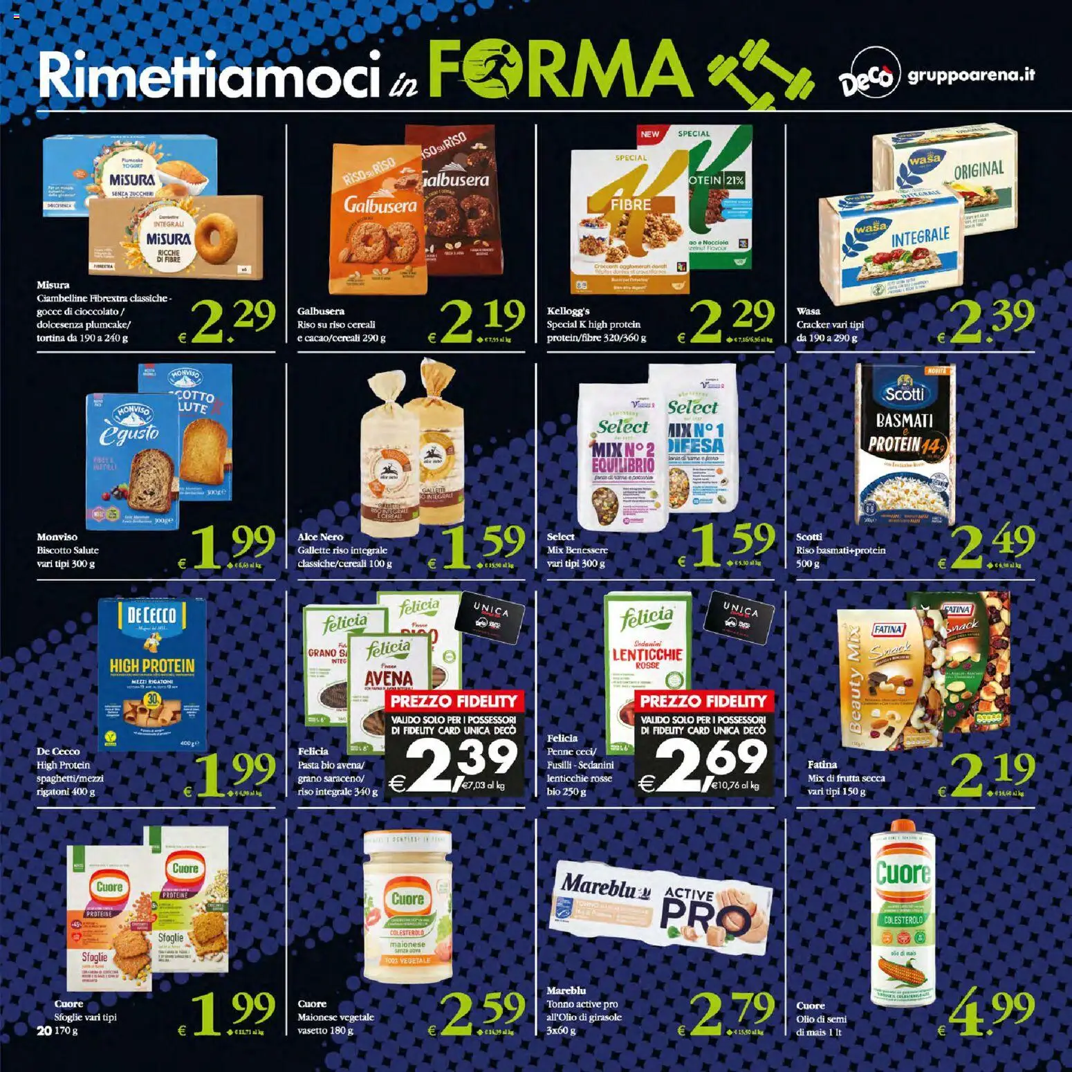 Volantino Decò del 05.01.2026 | Pagina: 20 | Prodotti: Maionese, Olio, Tonno, Fusilli