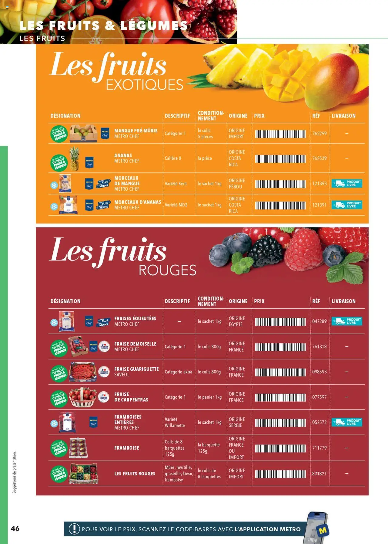  | Page: 46 | Produits: Fraise, Framboise, Fraises, Livre