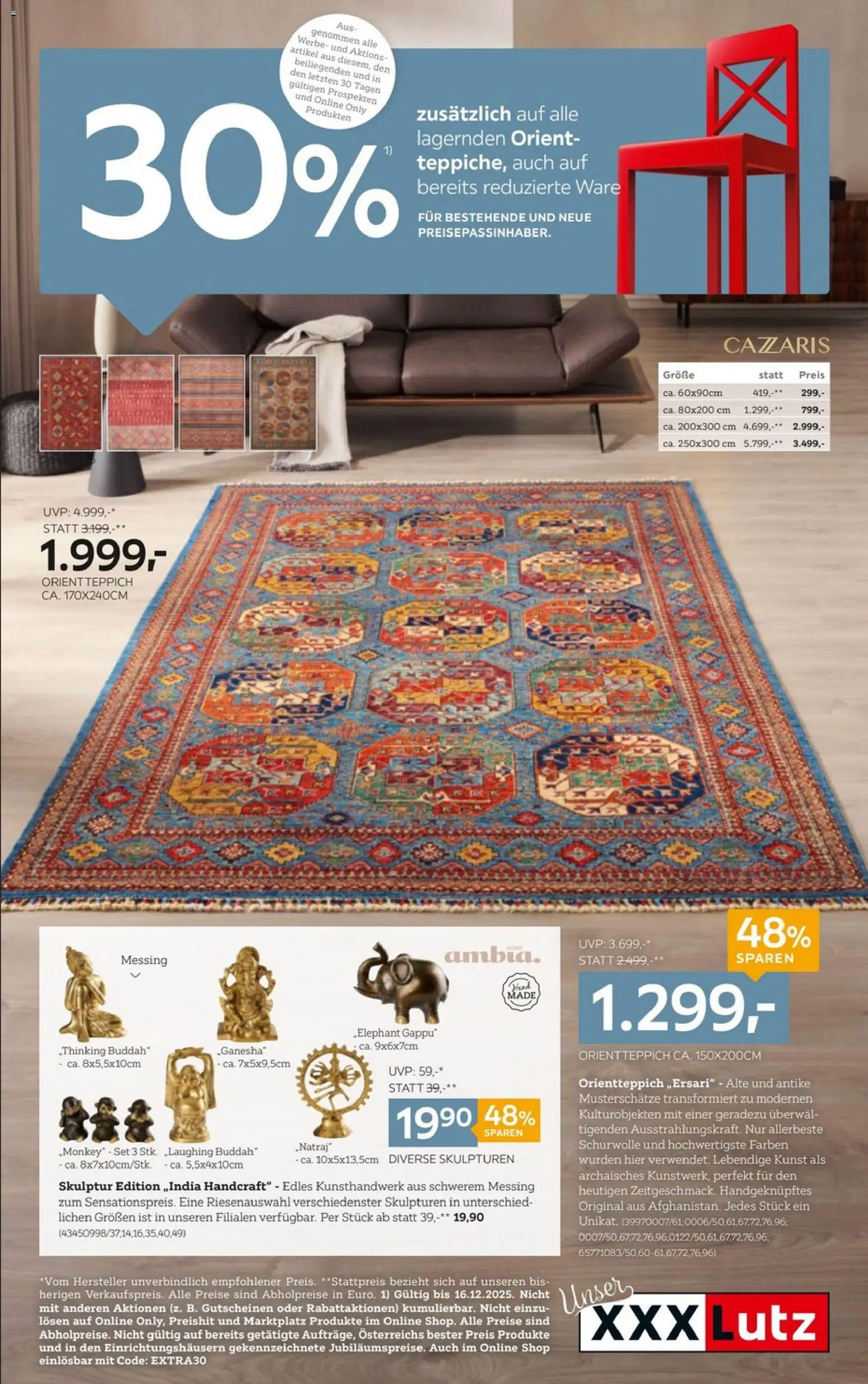 XXXLutz Orient - Teppiche gültig ab 02.12.2025 | Seite: 1