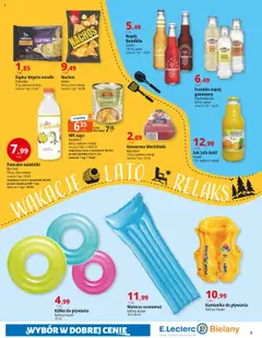 E.Leclerc Gazetka - Warszawa Bielany od 01.07.2025 | Strona: 3 | Produkty: Karta, Nachos, Materac, Zupa