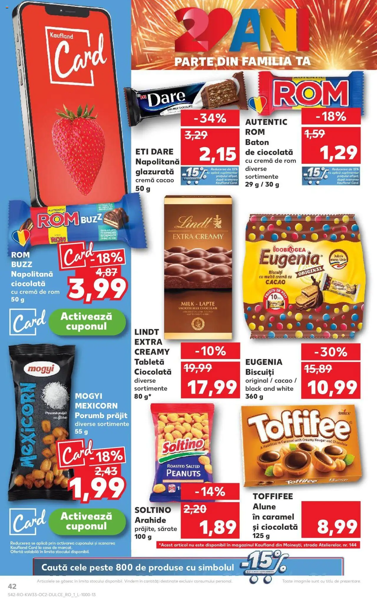 Catalog Kaufland - Alexandria – valabil de la 13.08.2025 | Pagină: 42 | Produse: Arahide, Alune, Ciocolată, Biscuiți